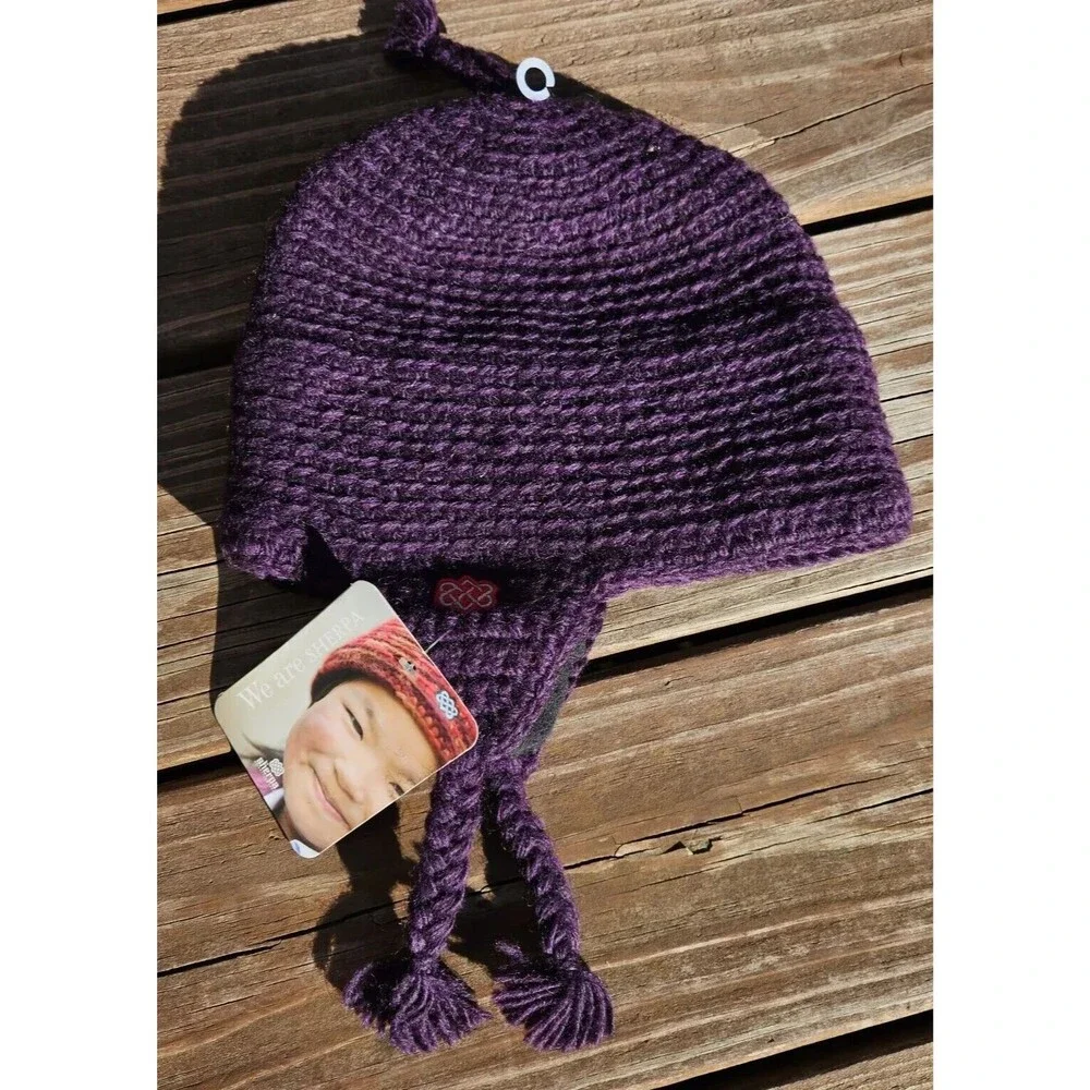 Kids WOOL Jiri Hat, #606 LITHANG TWILIGHT LARGE/XL SHERPA